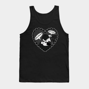 Relationship Goals: Addams Family (in B&W) Tank Top